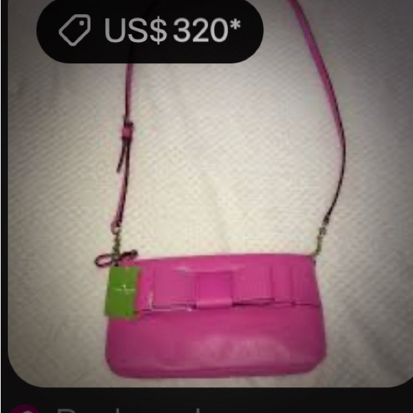 Kate Spade hot pink Y2K Fuchsia Crossbody Bag with Gold Accents - Picture 5 of 17